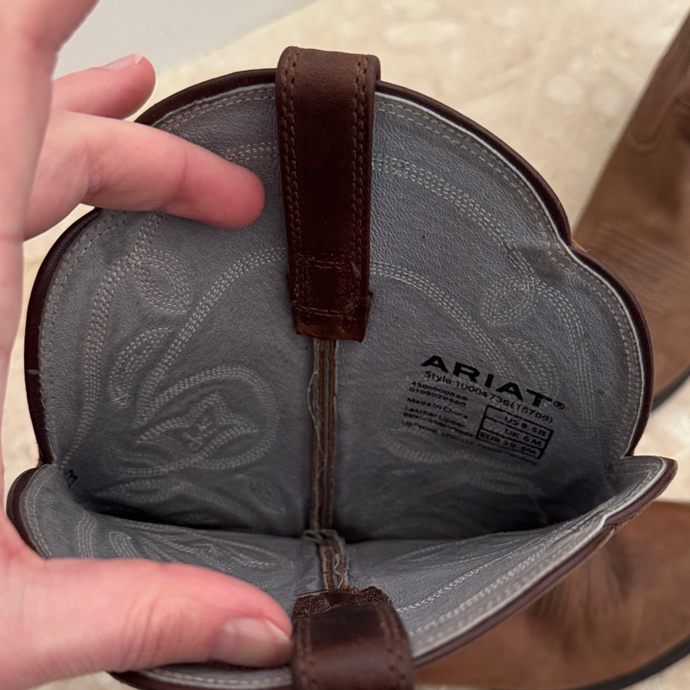 Ariat Women’s Brown Western Cowboy Boots - Picture 4 of 6